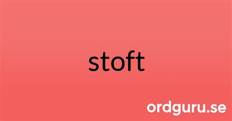 Synonymer till stoft .